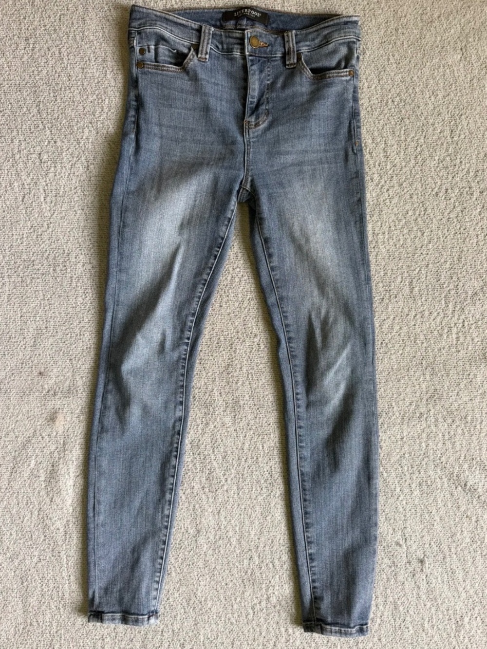 Women’s Liverpool Los Angeles Skinny Jeans Size 4 Stretch 5 Pocket Zip Fly